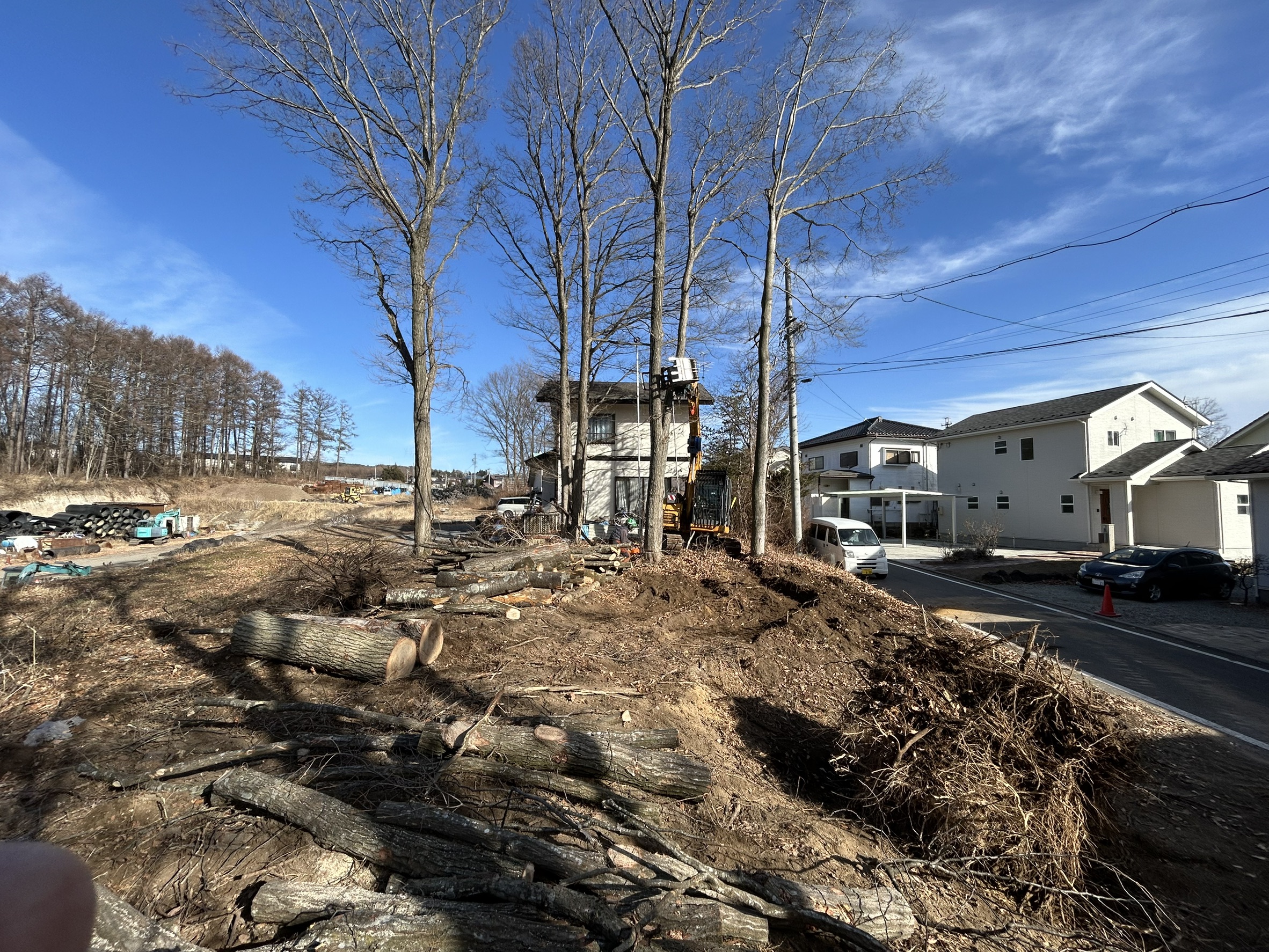 御代田町 造成伐採 完了